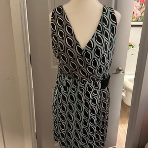 DVF Patterned Mini Dress
